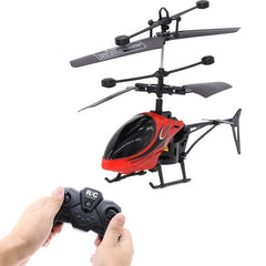 Mini RC drone QF810 2CH RC Helicopter Suspension Toy Gift For Children With LED Light For Birthday Gift Toys Quadcopter