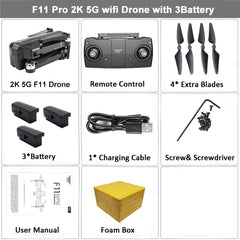 SJRC F11 GPS Drone Selfie RC with 1080P HD Camera WiFi FPV 25mins Flight Time Brushless Quadcopter Foldable Arm Dron Vs CG033