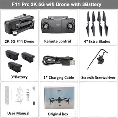 SJRC F11 GPS Drone Selfie RC with 1080P HD Camera WiFi FPV 25mins Flight Time Brushless Quadcopter Foldable Arm Dron Vs CG033