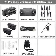 SJRC F11 GPS Drone Selfie RC with 1080P HD Camera WiFi FPV 25mins Flight Time Brushless Quadcopter Foldable Arm Dron Vs CG033