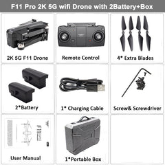 SJRC F11 GPS Drone Selfie RC with 1080P HD Camera WiFi FPV 25mins Flight Time Brushless Quadcopter Foldable Arm Dron Vs CG033