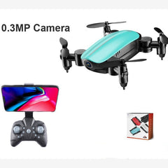 RC Mini Quadcopter With WIFI FPV Foldable Drone Aircraft With Camera HD RC Drone Aerial Four-axis Helicopter Micro Pocket Toys