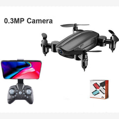 RC Mini Quadcopter With WIFI FPV Foldable Drone Aircraft With Camera HD RC Drone Aerial Four-axis Helicopter Micro Pocket Toys