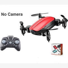 RC Mini Quadcopter With WIFI FPV Foldable Drone Aircraft With Camera HD RC Drone Aerial Four-axis Helicopter Micro Pocket Toys