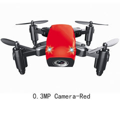 Mini Drone With HD 0.3mp Camera wifi Foldable RC Helicopter aerial drones Wifi FPV Pocket Dron RC Quadcopter toys for gift