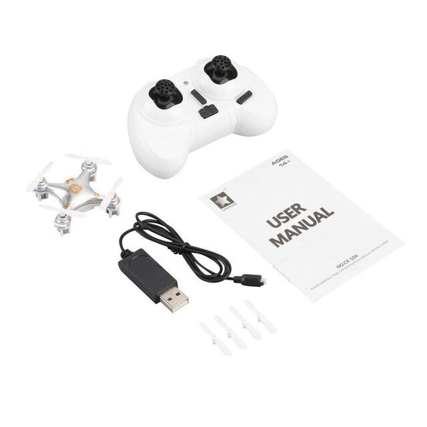 CX-10A 2.4GHz 4CH RC Mini Drone Quadcopter UFO with Headless Mode 3D Flips & Rolls Quadrocopter Toys for Kids Children