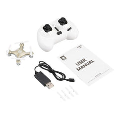 CX-10A 2.4GHz 4CH RC Mini Drone Quadcopter UFO with Headless Mode 3D Flips & Rolls Quadrocopter Toys for Kids Children