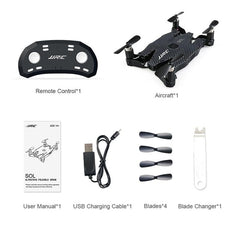 JJR/C H49 2.4GHz Ultra thin Foldable Mini Quadcopter Drone with Wifi FPV 720P HD Live Video Camera Altitude Hold RC Drone Model