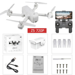 SJRC Z5 Quadrocopter with HD 720P/1080P GPS Camera Drone 2.4G/5G Wifi FPV Altitude Hold Follow Me Mode Helicopter vs Visuo XS812