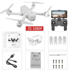 SJRC Z5 Quadrocopter with HD 720P/1080P GPS Camera Drone 2.4G/5G Wifi FPV Altitude Hold Follow Me Mode Helicopter vs Visuo XS812