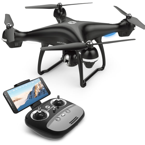 [EU USA Stock] Holy Stone HS100 GPS Drone with Camera HD 1080P Selfie FPV RC Drone 500m Flight Range 2500mAh 720P RC Helicopter