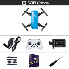 S9M WiFi FPV Foldable Mini RC Drone Altitude 2.4G 720P Camera Drone Selfie Quadcopter APP Control RC Helicopter Gift S9HW S9