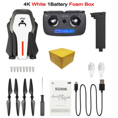 SG906 Mini drone GPS 5G WIFI FPV RC Drone 4K Brushless Selfie Drones with Camera HD Quadcopter Foldable Dron VS F11 CG033 H117S