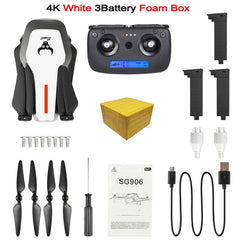 SG906 Mini drone GPS 5G WIFI FPV RC Drone 4K Brushless Selfie Drones with Camera HD Quadcopter Foldable Dron VS F11 CG033 H117S