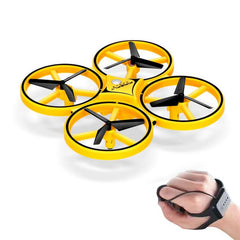 Interactive Induction Drone Toys Quadcopter LED Light RTF UAV Aircraft Intelligent Watch Remote Control UFO Drone Children Gift