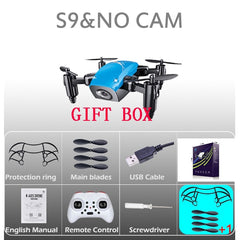 S9W Mini Drone With Camera S9 No  Foldable RC Helicopter Altitude Hold  Quad copter WiFi FPV Micro Pocket Dron VS CX10W