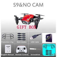 S9W Mini Drone With Camera S9 No  Foldable RC Helicopter Altitude Hold  Quad copter WiFi FPV Micro Pocket Dron VS CX10W