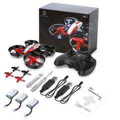 Holy Stone HS210 Mini RC Drone Quadcopters 3pc 220mAh Batteries Headless Mode One Key Return Auto Hovering 3D Flip VS JJRC H36